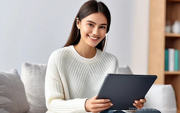 무역업계에서 빠르게 성장하는 방법 - **AI Personalization in E-commerce**
    A smiling young woman in her early twenties, dressed in a s...